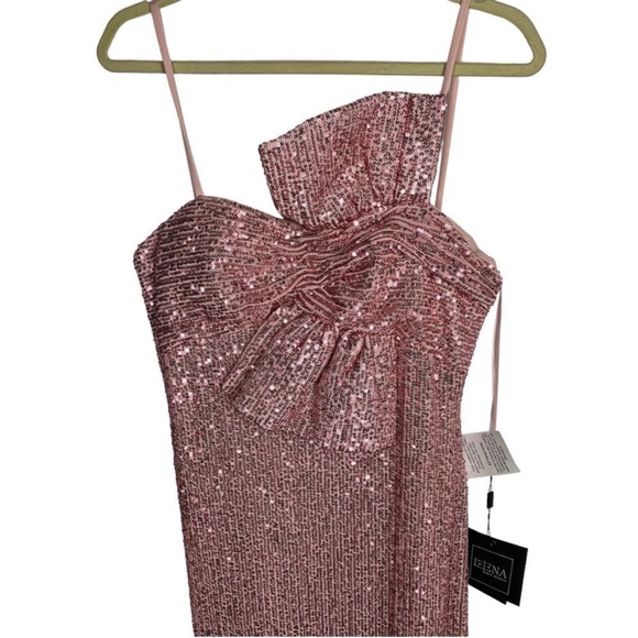 Tag attached Mac Duggal Pink Sequin Gown - Size 8 - Picture 7 of 10